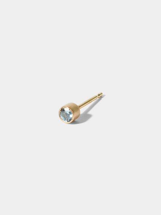 WISH_Pierced Earring_Aquamarine / 3月