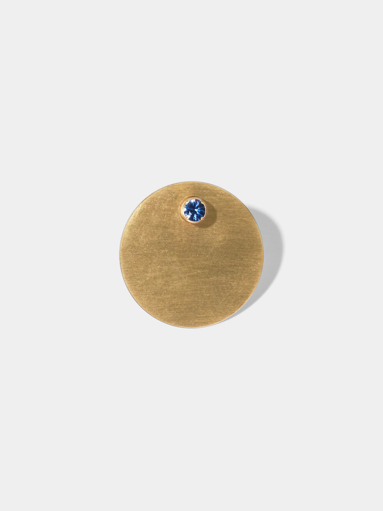 ASTERISM_Pierced Earring_Full Moon (満月) / Sapphire