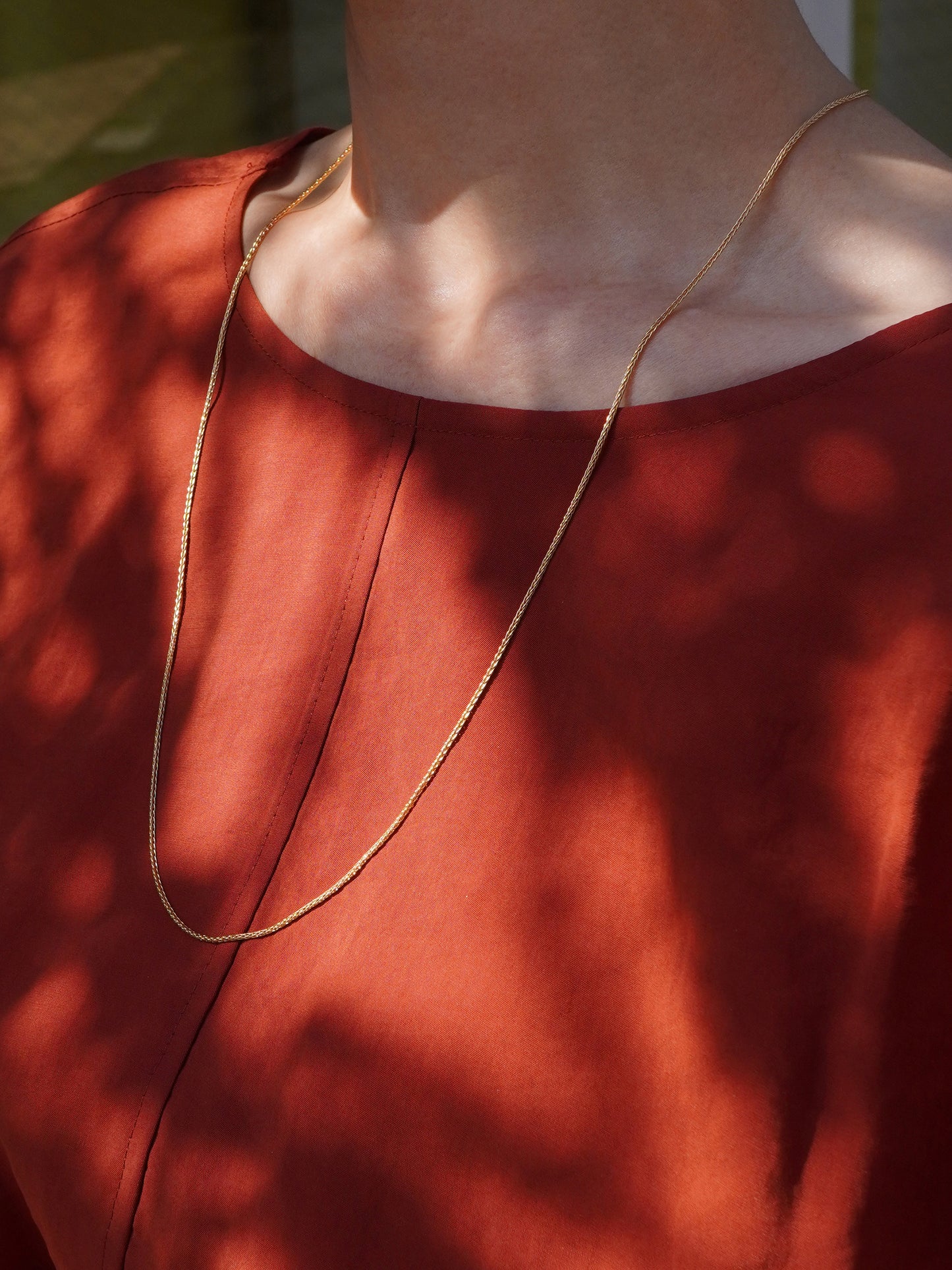 GIGI Gold line necklace 650mm