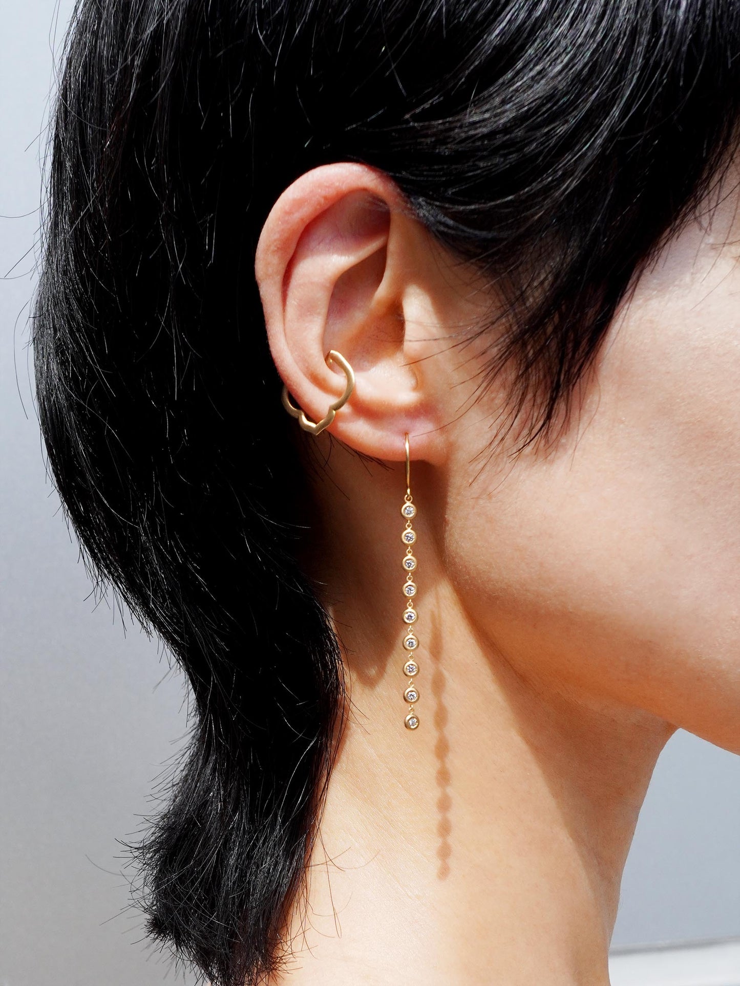 PUFF_Pierced Earrings_Swing_Hook_Middle